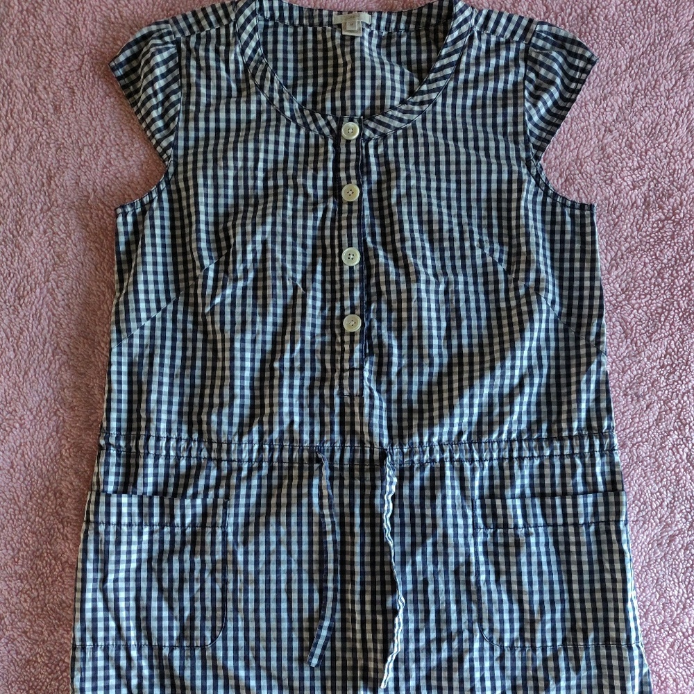 J. Crew Dress Drawstring Waist Button Top 14